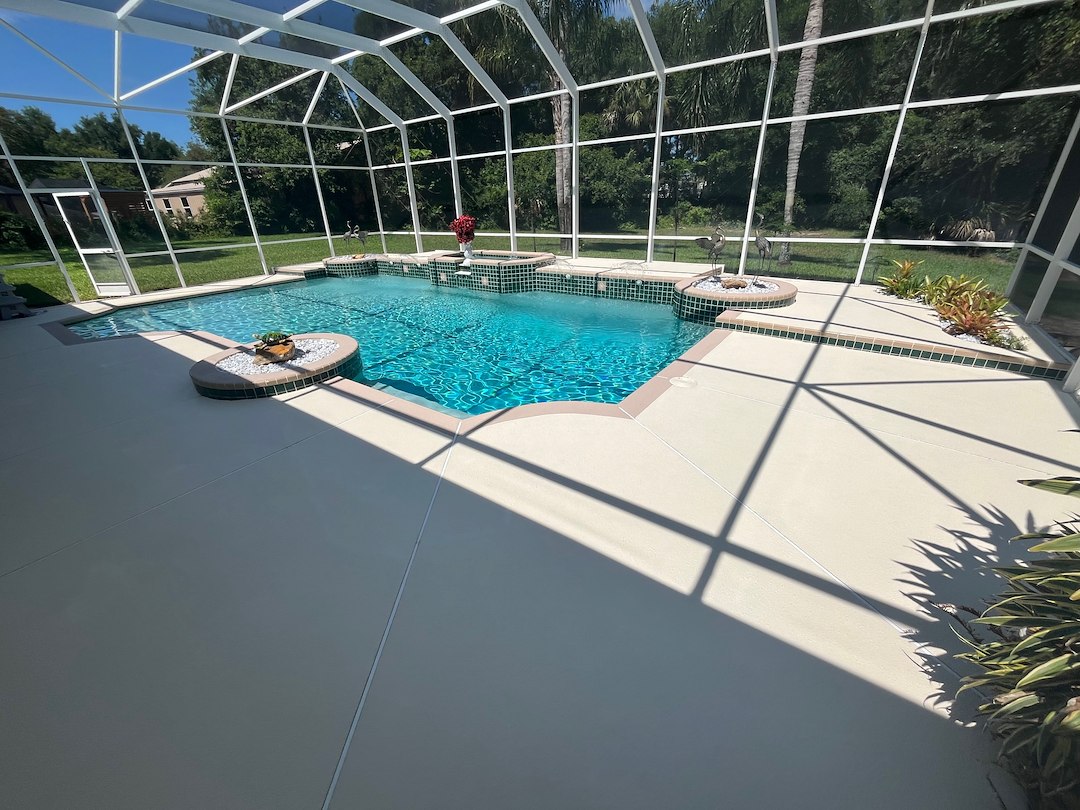 Top Quality Pool Deck Painting In Port Orange, Florida